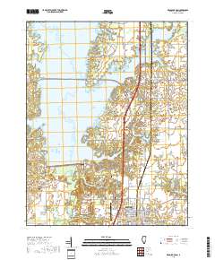 Rend Lake Dam 2018 topographic map thumbnail