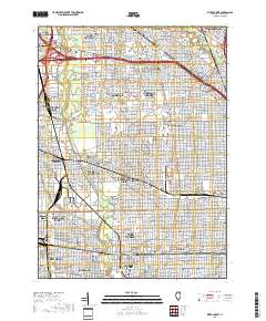 River Forest 2018 topographic map thumbnail