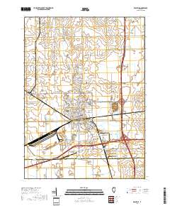 Rochelle 2018 topographic map thumbnail
