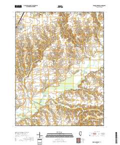 Roodhouse East 2018 topographic map thumbnail