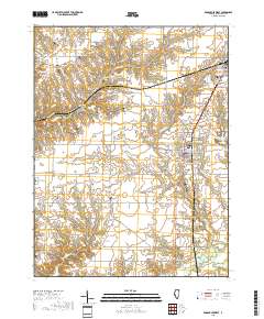 Roodhouse West 2018 topographic map thumbnail