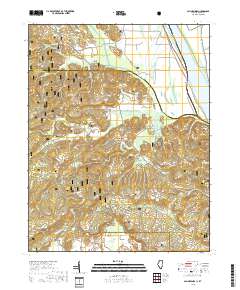 Saline Mines 2018 topographic map thumbnail