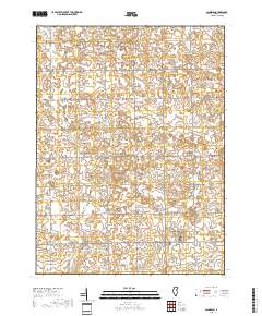 Saunemin 2018 topographic map thumbnail
