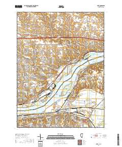 Silvis 2018 topographic map thumbnail