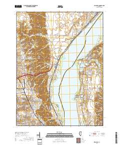 Spring Bay 2018 topographic map thumbnail