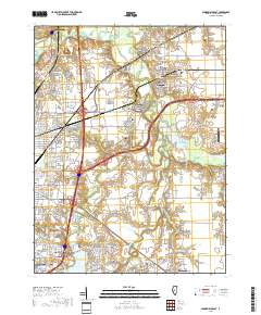 Springfield East 2018 topographic map thumbnail