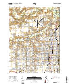 Springfield West 2018 topographic map thumbnail
