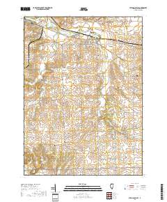 Stillman Valley 2018 topographic map thumbnail