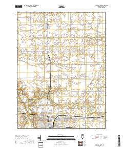 Streator North 2018 topographic map thumbnail