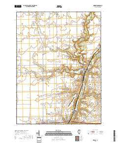 Wedron 2018 topographic map thumbnail