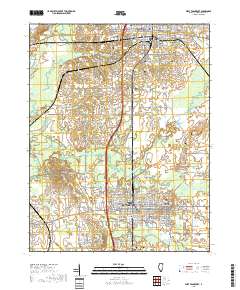 West Frankfort 2018 topographic map thumbnail