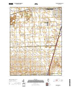 West Kankakee 2018 topographic map thumbnail