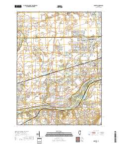 Yorkville 2018 topographic map thumbnail