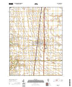 Arcola 2018 topographic map thumbnail