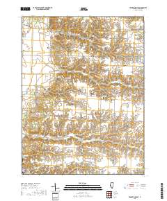 Arenzville East 2018 topographic map thumbnail