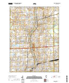 Aurora North 2018 topographic map thumbnail