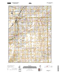 Aurora South 2018 topographic map thumbnail