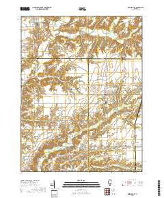 Beecher City 2018 topographic map thumbnail