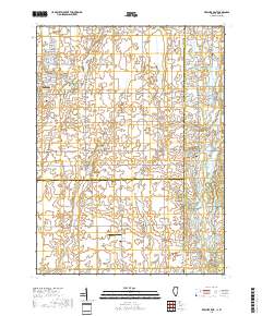 Beecher East 2018 topographic map thumbnail