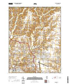 Bethalto 2018 topographic map thumbnail