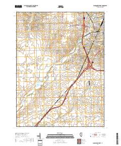 Bloomington West 2018 topographic map thumbnail