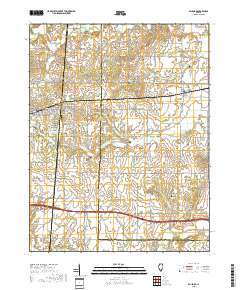 Bluford 2018 topographic map thumbnail