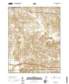 Burnt Prairie 2018 topographic map thumbnail