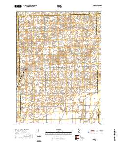 Cabery 2018 topographic map thumbnail