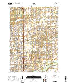 Caledonia 2018 topographic map thumbnail