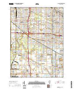 Calumet City 2018 topographic map thumbnail