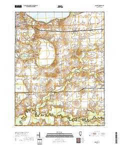 Carlyle 2018 topographic map thumbnail