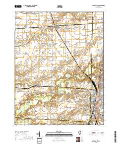 Centralia West 2018 topographic map thumbnail