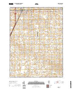 Chenoa 2018 topographic map thumbnail