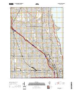 Chicago Loop 2018 topographic map thumbnail