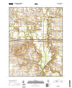 Clay City 2018 topographic map thumbnail
