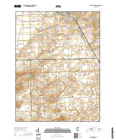 Delavan South 2018 topographic map thumbnail