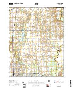 Du Quoin 2018 topographic map thumbnail