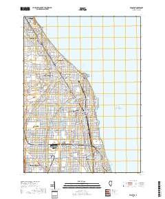 Evanston 2018 topographic map thumbnail