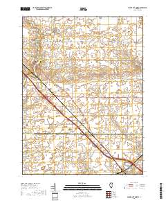 Farmer City North 2018 topographic map thumbnail