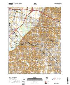 French Village 2018 topographic map thumbnail