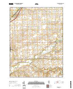 Funks Grove 2018 topographic map thumbnail