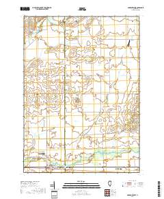Garden Prairie 2018 topographic map thumbnail