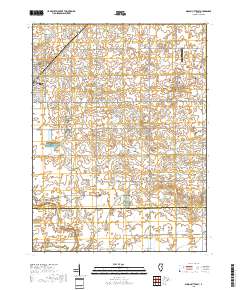 Gibson City East 2018 topographic map thumbnail