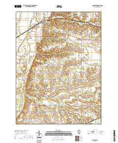 Gladstone 2018 topographic map thumbnail