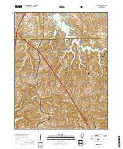 Goreville 2018 topographic map thumbnail