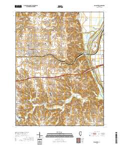 Griggsville 2018 topographic map thumbnail