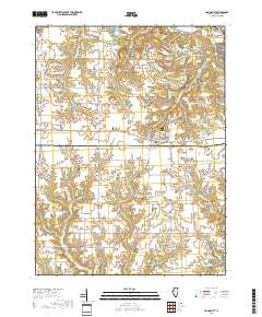 Hanna City 2018 topographic map thumbnail