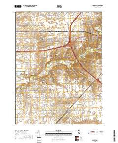 Harristown 2018 topographic map thumbnail