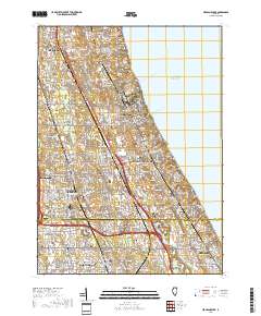 Highland Park 2018 topographic map thumbnail