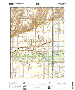 Illiana Heights 2018 topographic map thumbnail